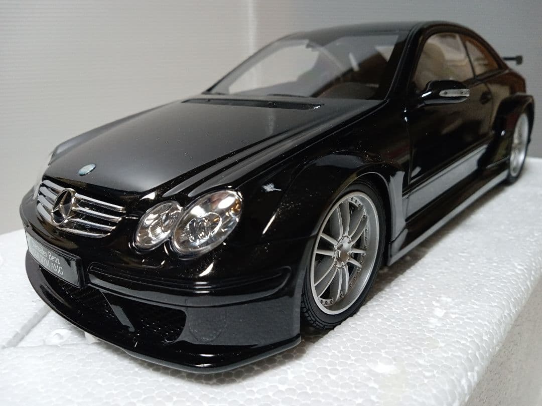 京商 1/18 メルセデスベンツ CLK DTM AMG 黒 クーペ ミニカー