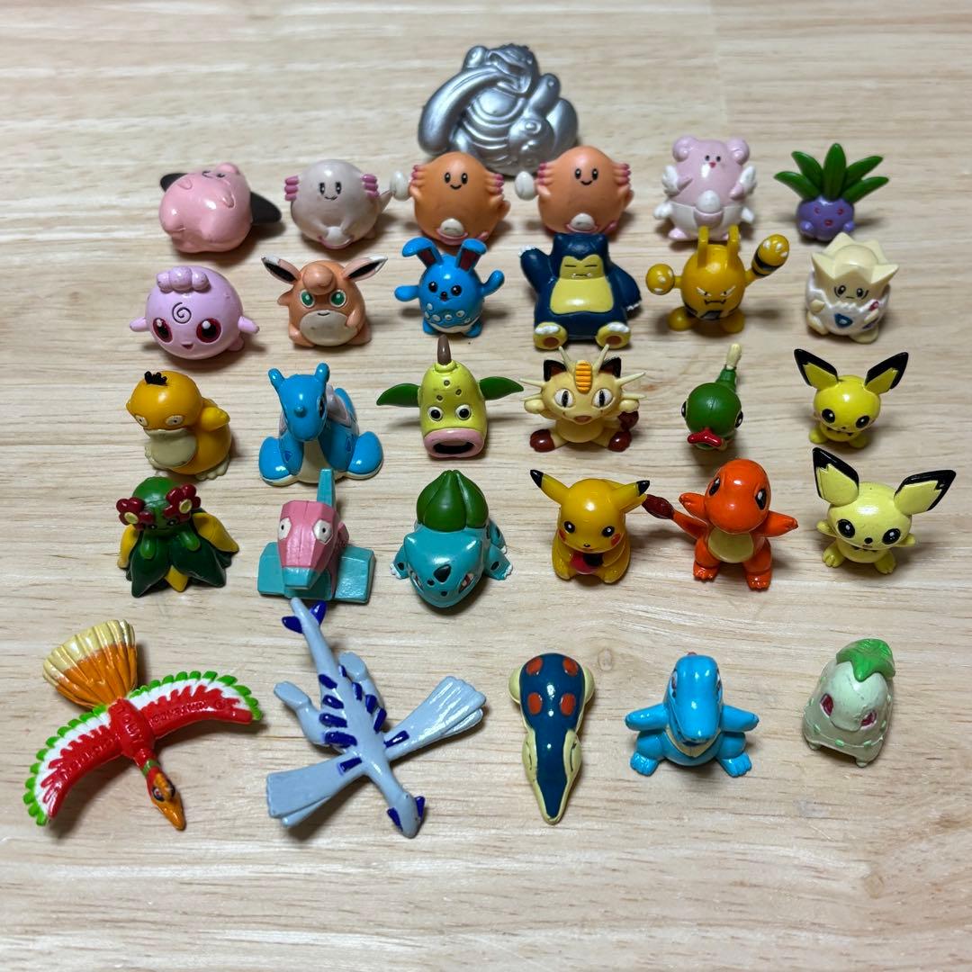 ちびポケ 永谷園 ポケモン ミニ フィギュア まとめ 29体 おまけ 当時物