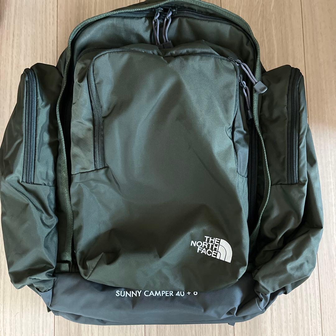 ノースフェイス　サニーキャンパー　40+6 リュック　グリーン　林間学校