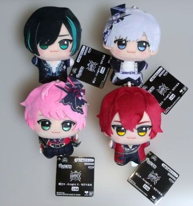 騎士X - Knight X - ちびぐるみ 全4種セット 騎士X Knight X ちびぐるみ ぬいぐるみ 全4種セット フルセット Ra