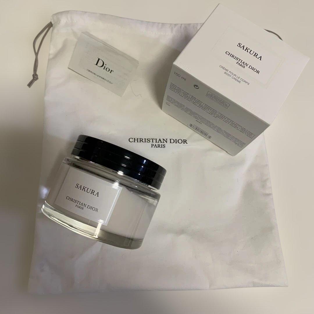 SAKURA ボディクリーム 150ml 巾着　箱付き