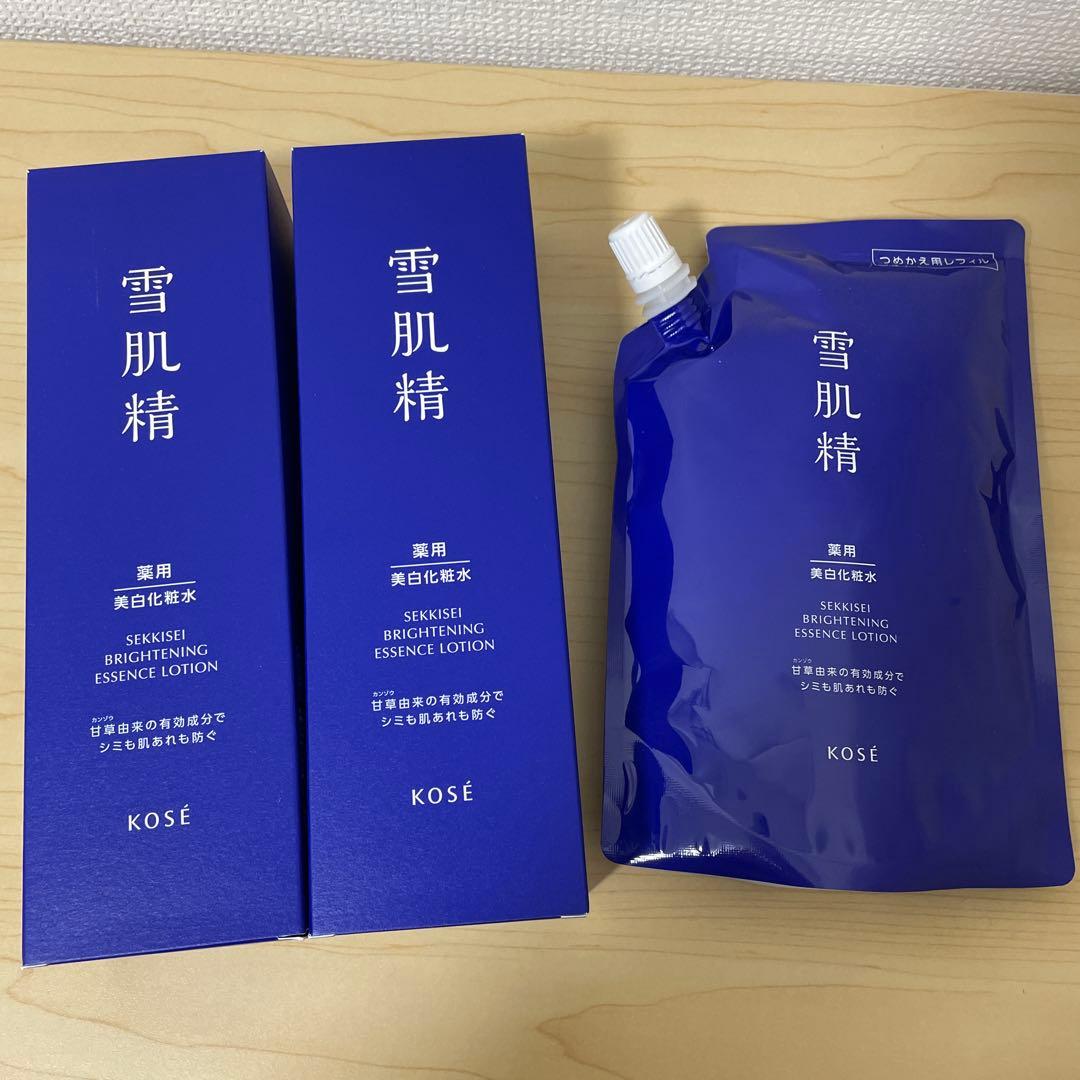 KOSÉ 雪肌精 美白ローション 350mL❌2. 詰め替え310❌1