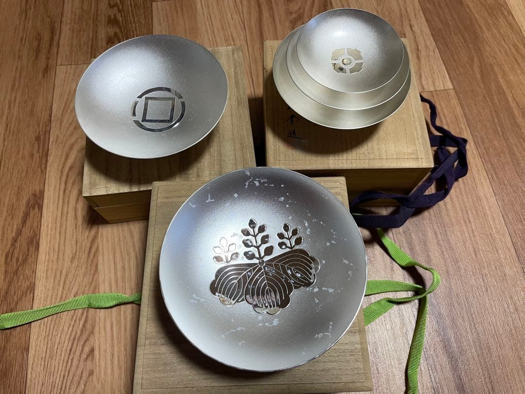 純銀盃まとめて504g (刻印あり)