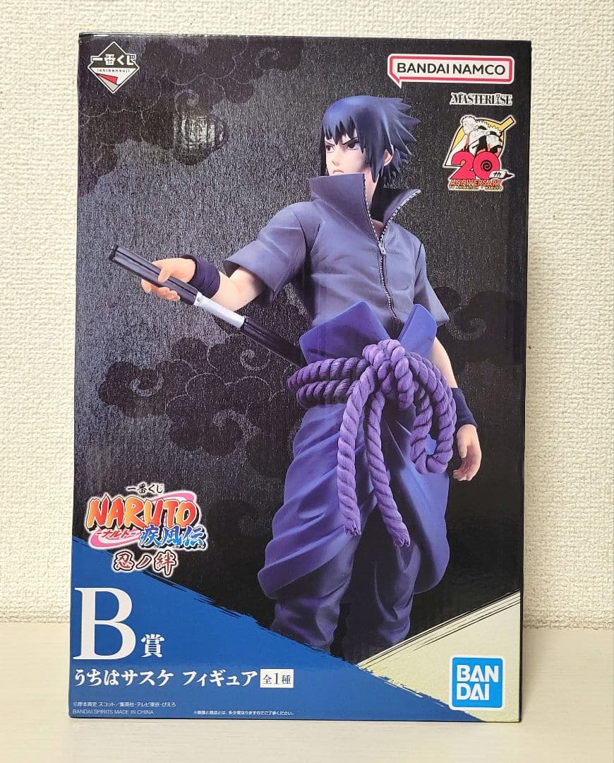 NARUTO ナルト 疾風伝 一番くじ 忍ノ絆 B賞 うちはサスケ フィギュア
