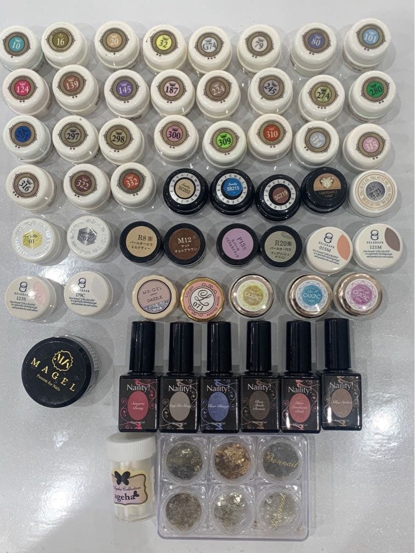 プリジェル　ベトロ　レイジェル　中古カラージェルセット