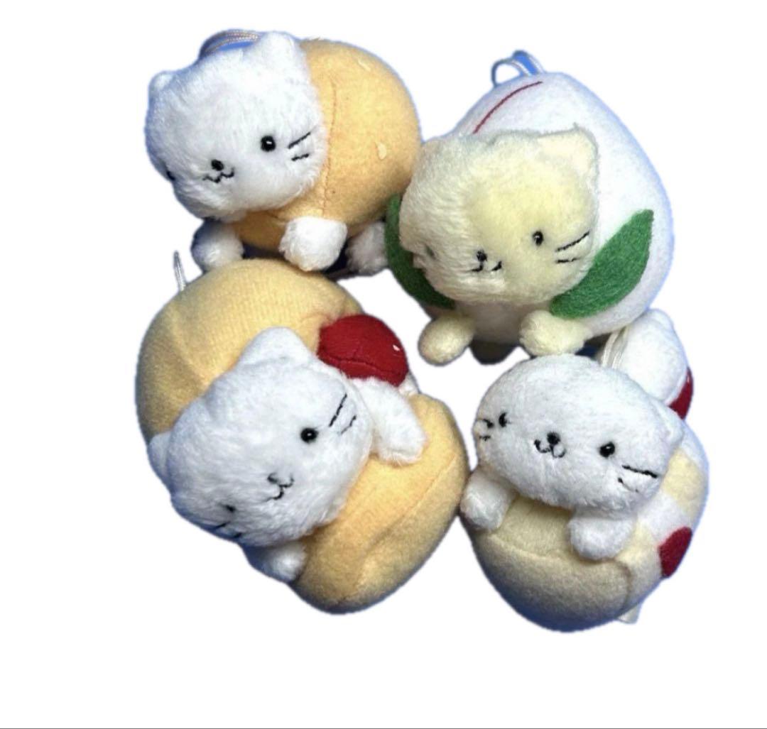 にゃんにゃんにゃんこ ぬいぐるみ 4個 サンエックス 平成レトロ 当時物