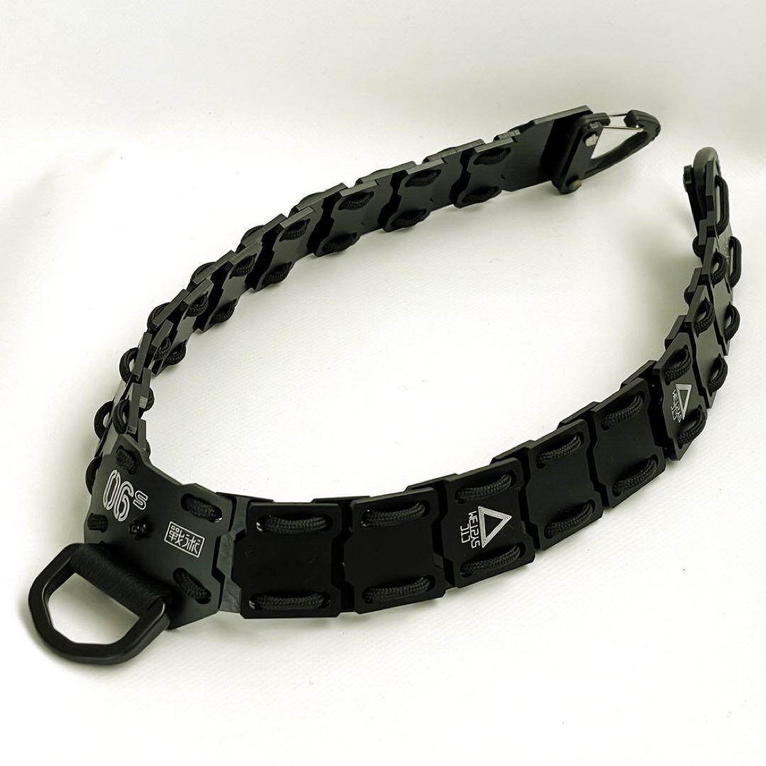 【中央町戦術工芸】装甲ベルトストラップユニットtype06-S black 2本