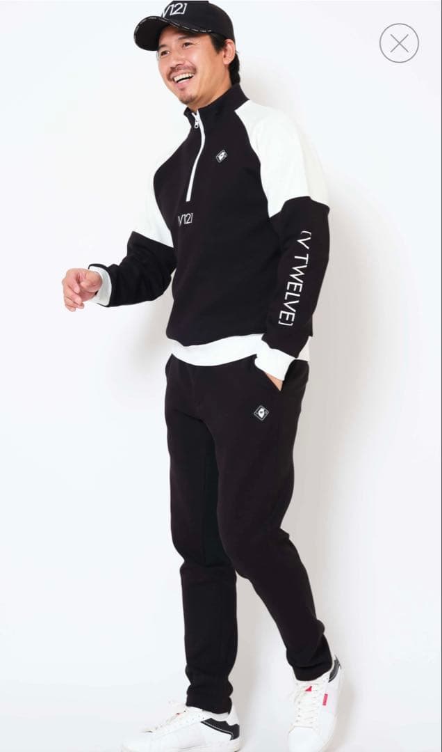 V12 ブラック パンツ のみ　L V122420-PN05 セットアップ