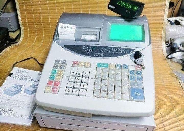 カシオレジスター TE-5000 25部門 上位機種 76616 - メルカリ
