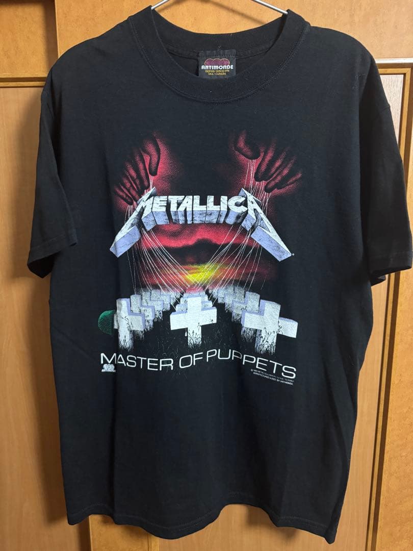 llica Master of Puppets Tシャツ METALLICA バンドTシャツ ユニセックス : MASTER OF PUPPETS CROSS