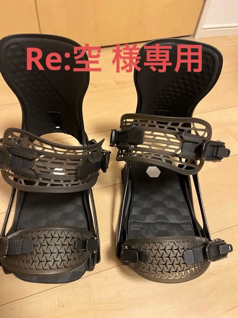 ROME 390 BOSS 22-23モデル スノーボードビンディング ブラック