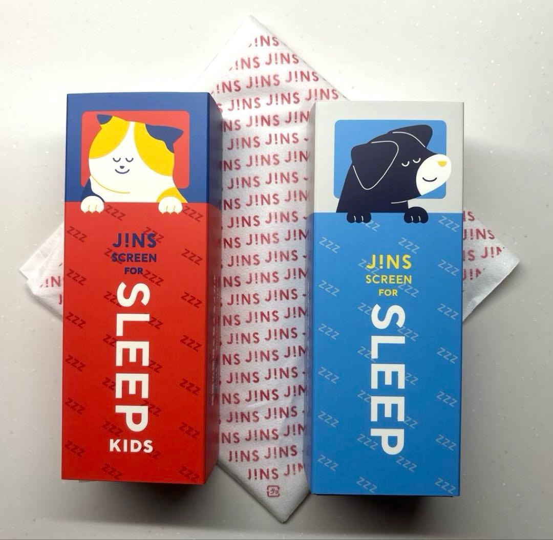 ⭐︎新品未使用⭐︎JINS SCREEN FOR SLEEP メガネ2個セット⭐︎