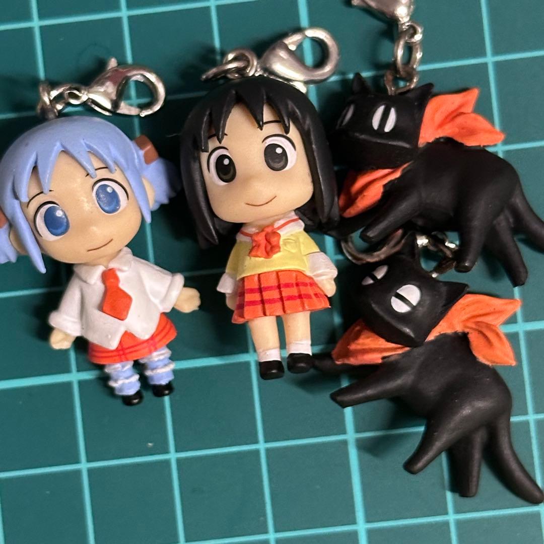 日常 みお なの 坂本さん 黒猫 マスコットフィギュアストラップ あらゐ