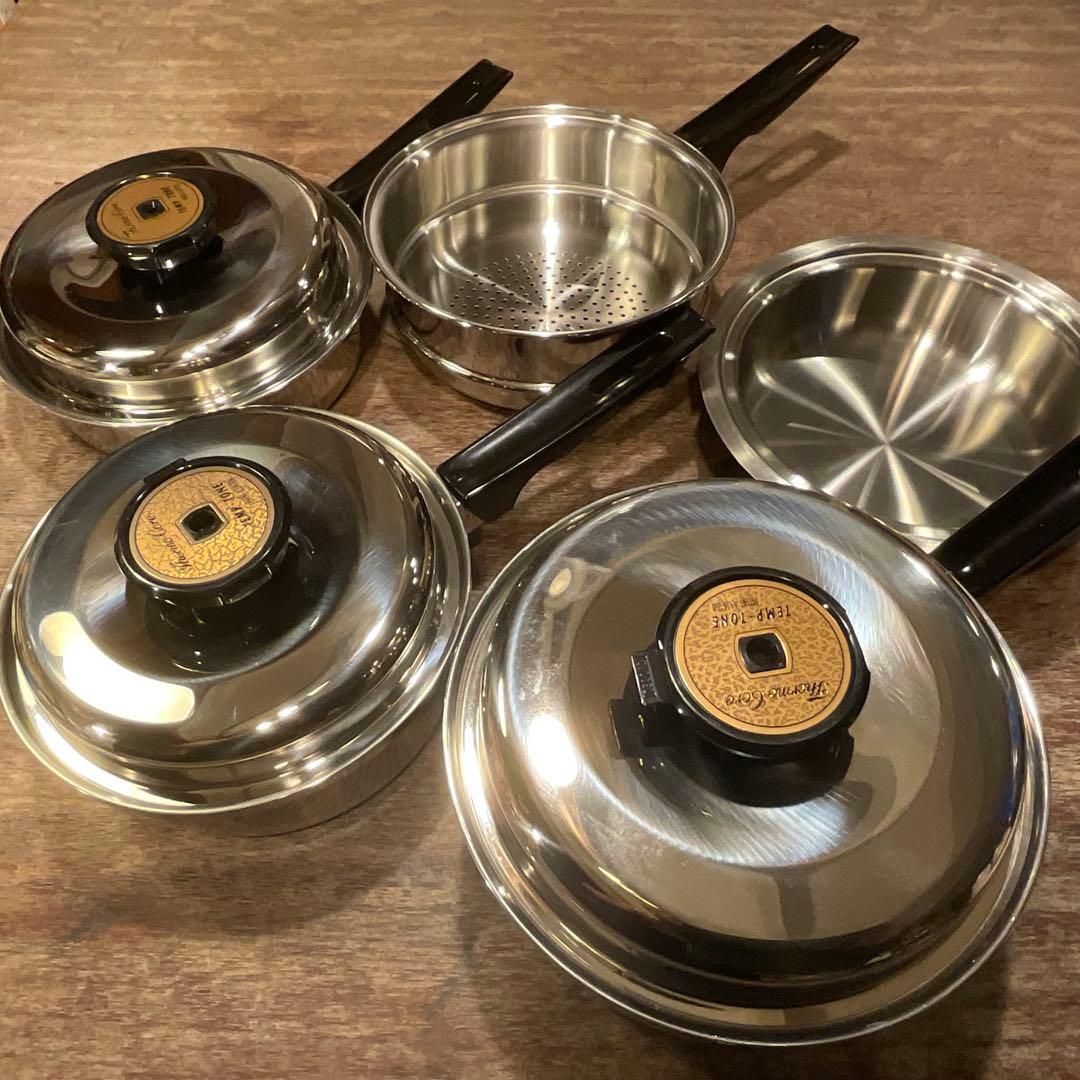 未使用！テンプトーン TEMP-TONE サーモコア ステンレス 片手鍋 無水鍋