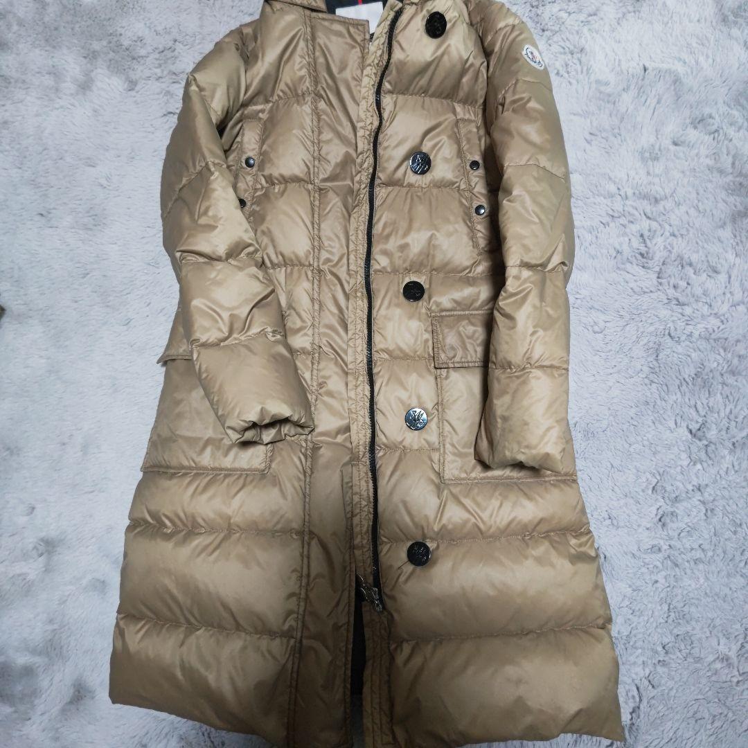 【土日セール】モンクレール　ロングダウンジャケット　リアルファーなし