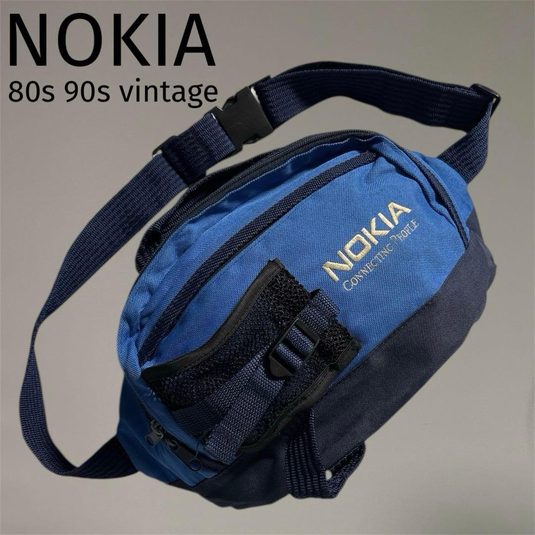 希少品 80s 90s NOKIA ノキア 企業物 ウエストバッグ ボディバッグ