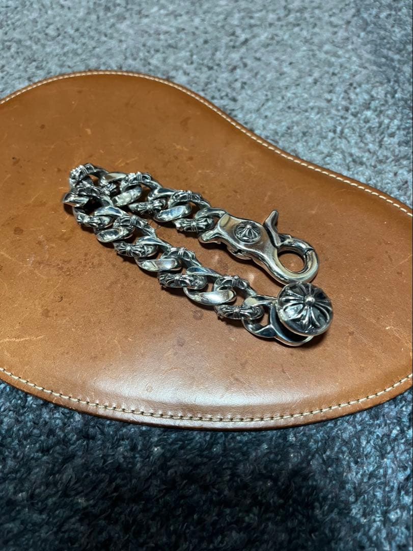 期間限定　クロムハーツファンシーリンククリップシルバーブレスレット 13リンク