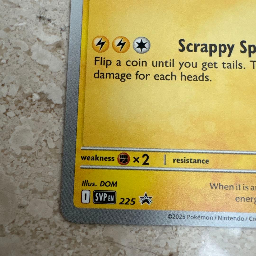 ピカチュウWCS2025アナハイム会場配布プロモカードpikachu 英語 - メルカリ