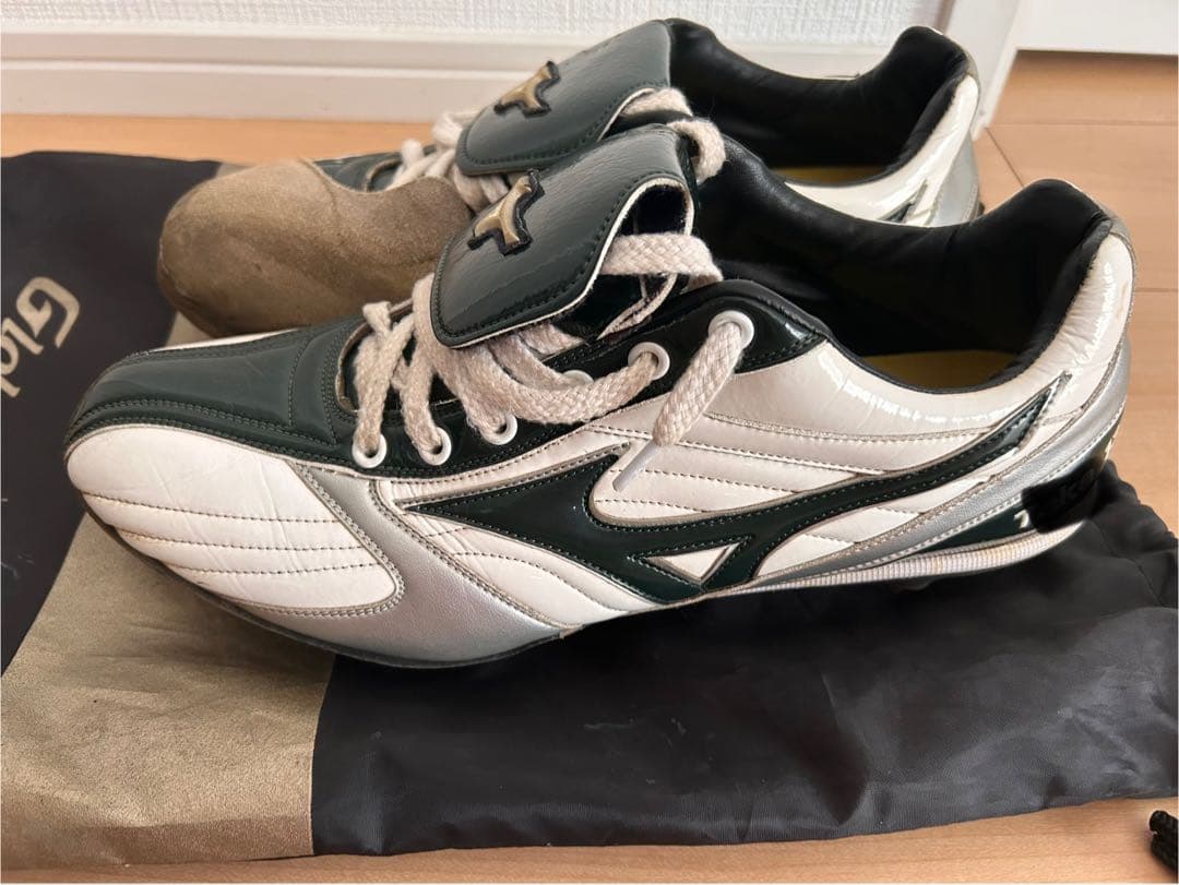 Mizuno Global Elite スパイク 緑/白