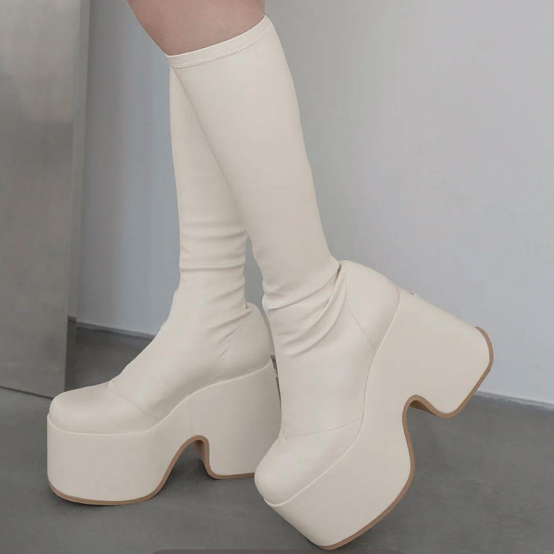 ダーリッチ Darich ウルトラストレッチウェッジロングブーツ