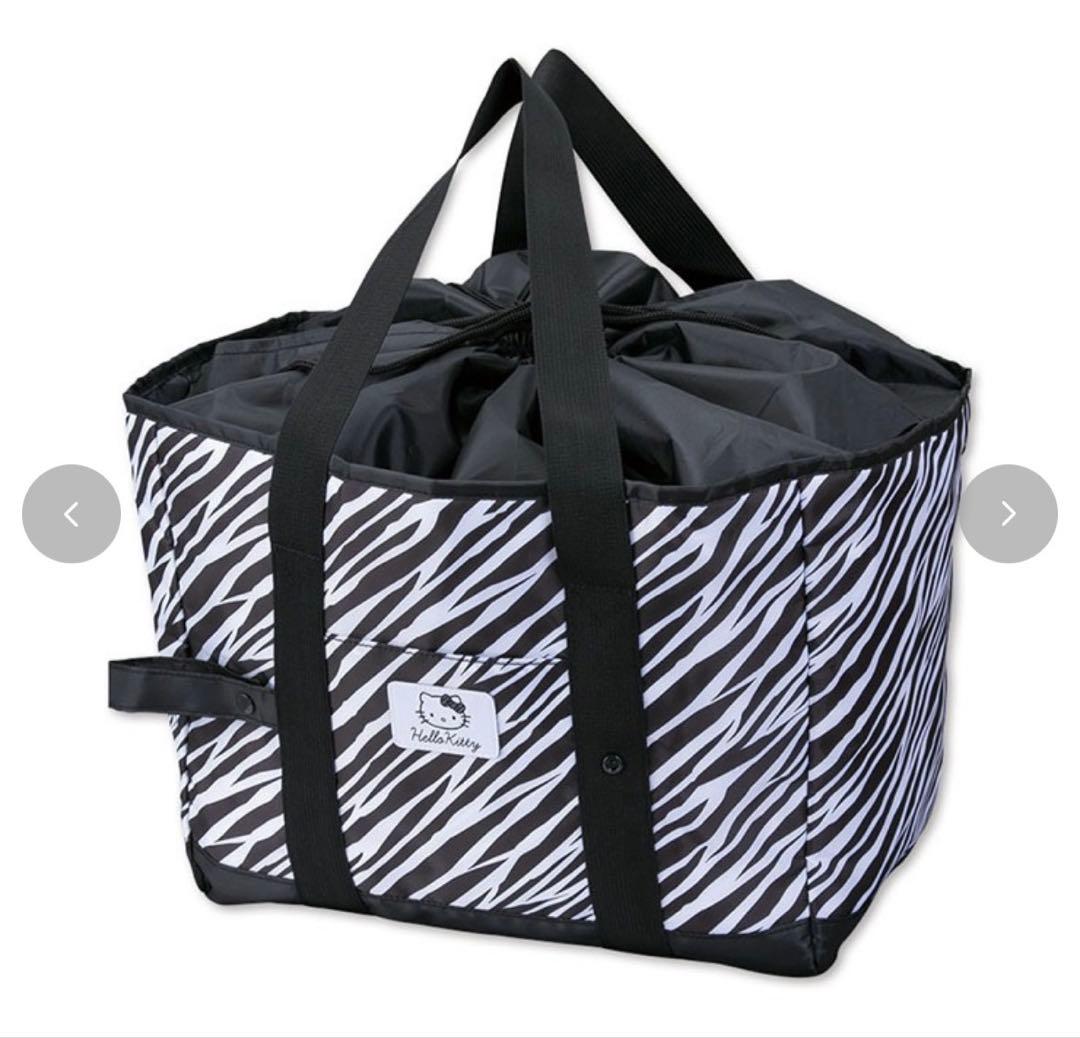 新品♡アベイル✨ハローキティ ゼブラ柄保冷トートバッグと豹柄エコバッグ2点セット