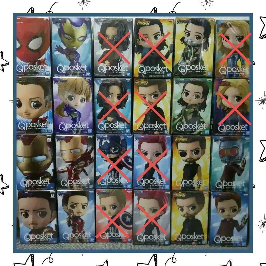 MARVEL　マーベル　Qposket　キューポスケット　アベンジャーズ