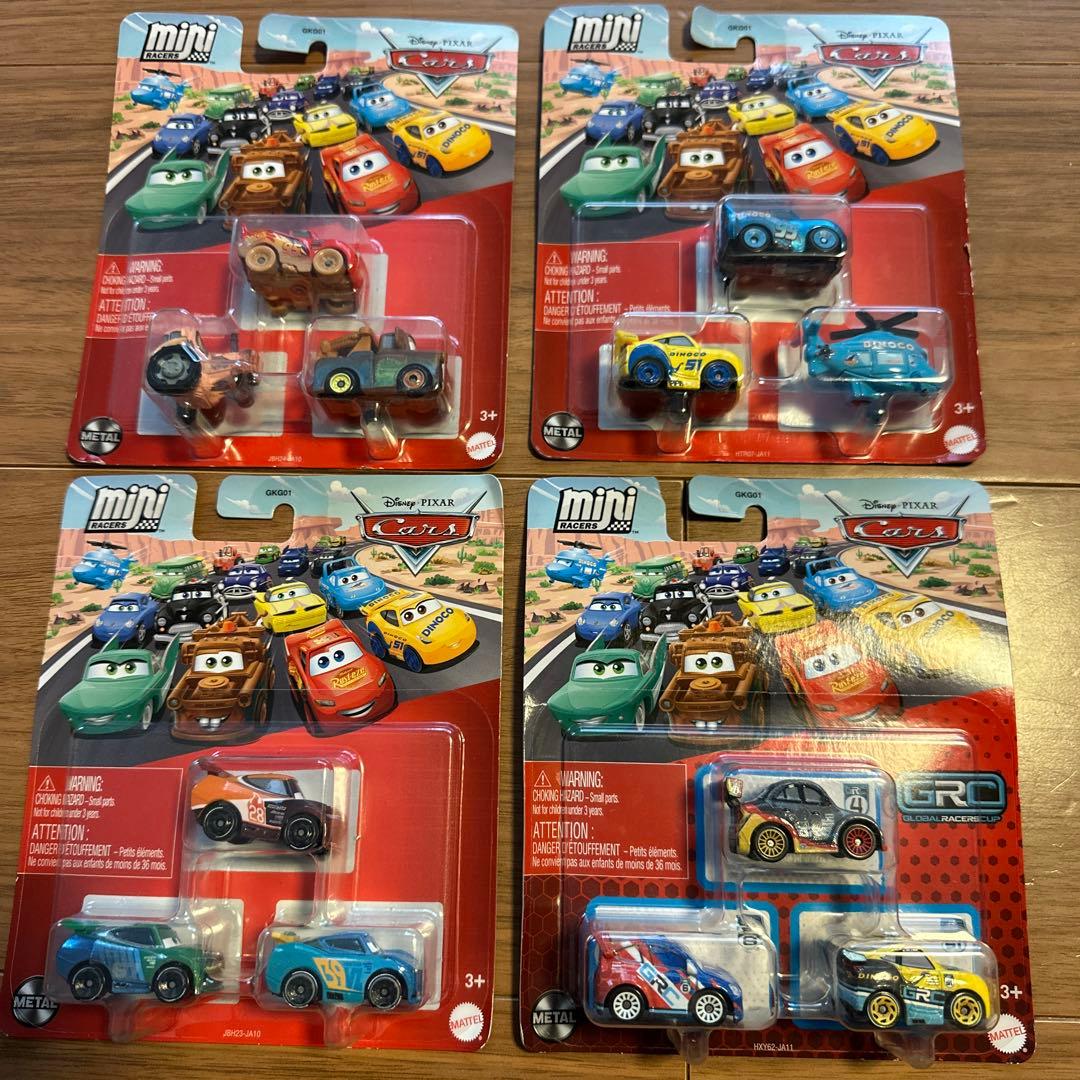 ディズニーピクサー ミニレーサーズ 4台セット