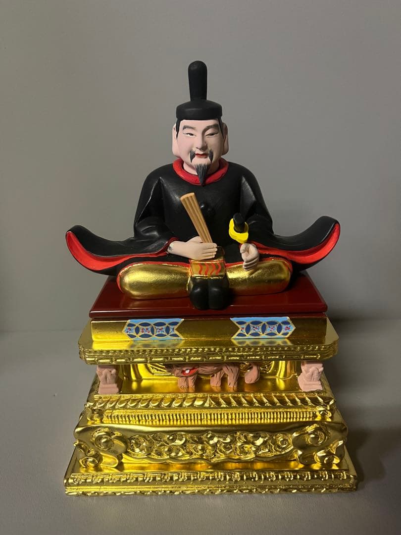 菅原道真公　木彫り　彩色　天神様　学問の神様　② 25 天神様【木彫】 – 宇津彫刻店