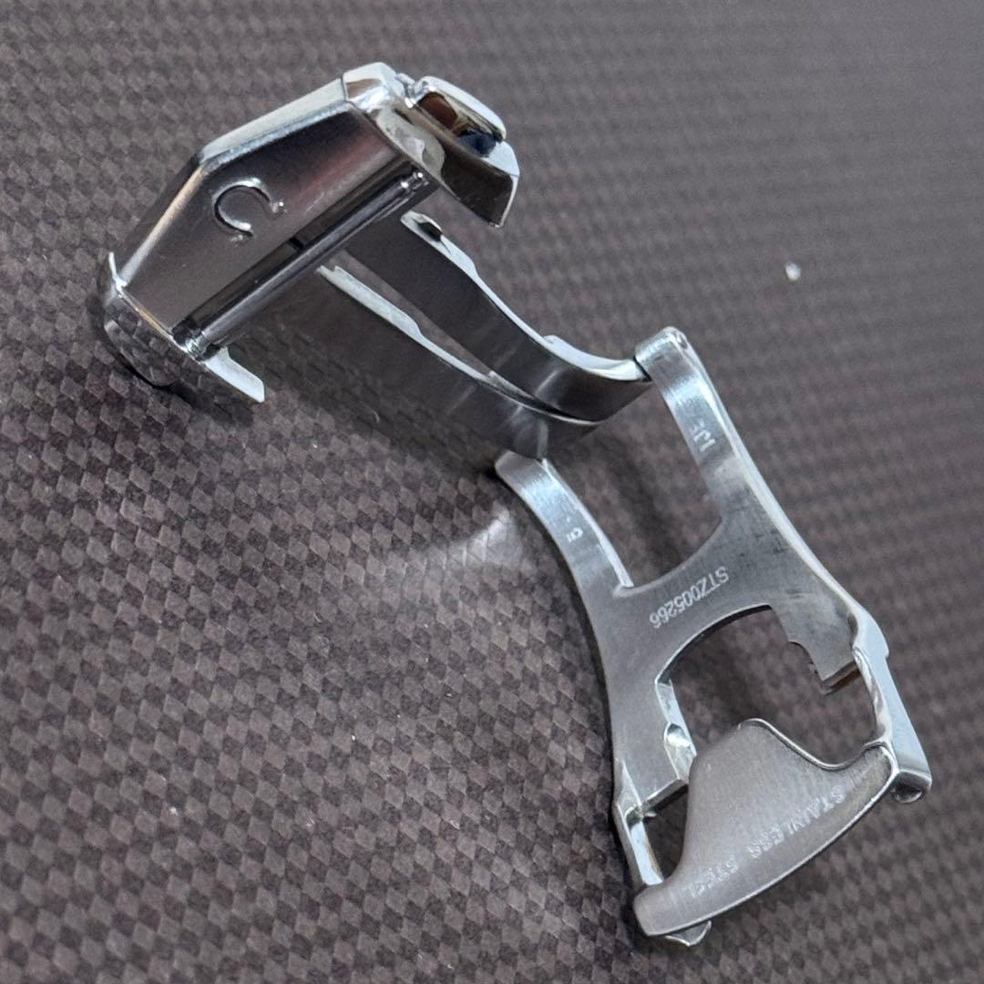 OMEGA 純正 Dバックル 18mm OMEGA（オメガ） 純正 18mm幅対応 フォールディング Dバックル パーツ