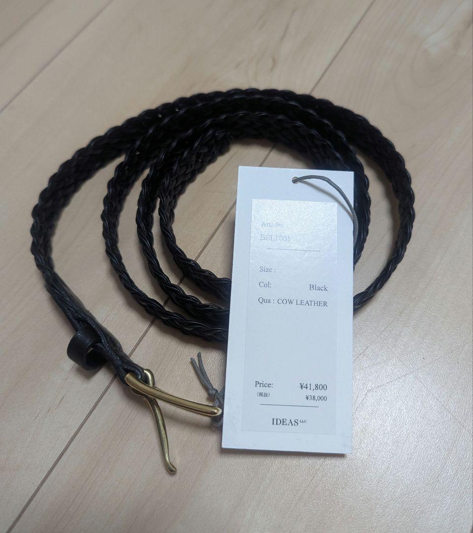 HEUGN（ユーゲン）Josh カーフレザーメッシュベルト BELT001