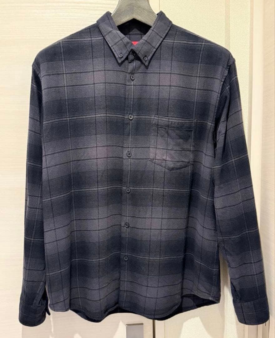 トップス Supreme 23SS Shadow Plaid Flannel Shirt