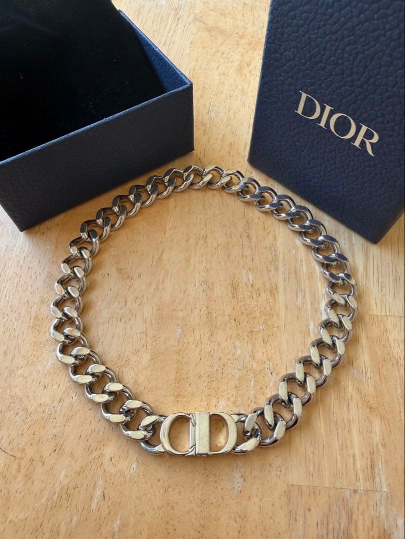 CD ICON アイコンチェーン リンク ネックレス　Dior