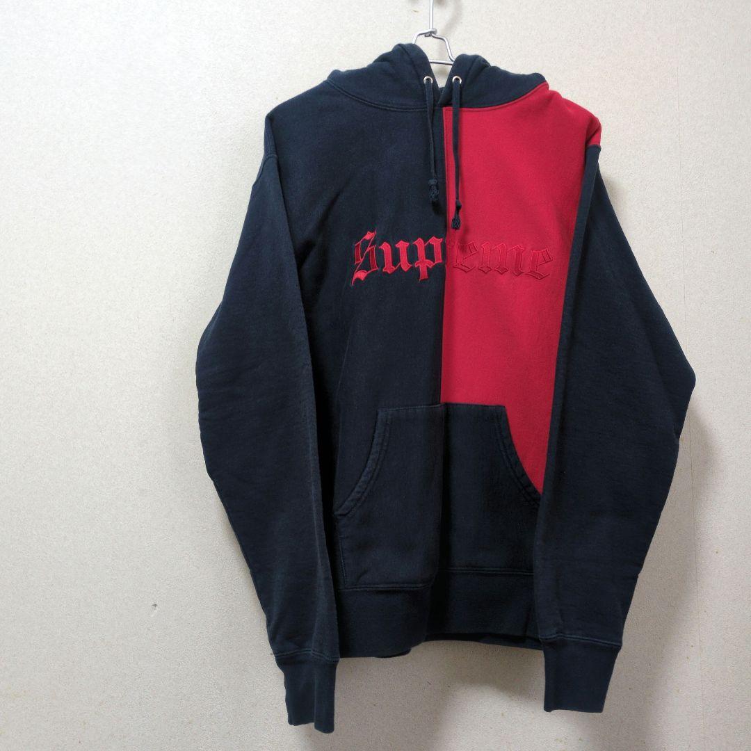 だ*い様 supreme プルオーバー　パーカー　バイカラー　ツートン　希少Mサ 20AW Week2 Supreme Big S Hooded Sweatshirt S～XL (Supreme/パーカー