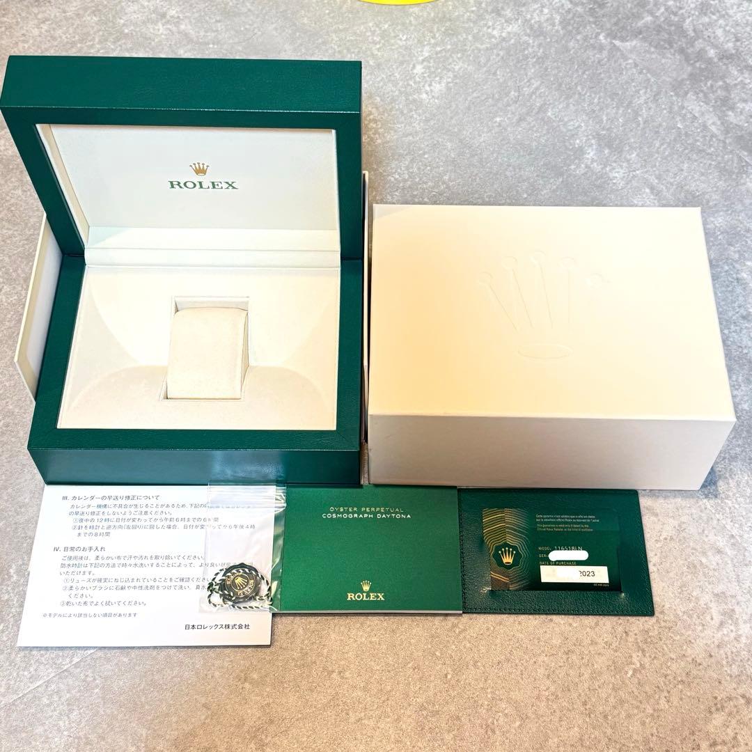 【ROLEX】空箱 デイトナ正規品 ギャランティ付き★付属品セット