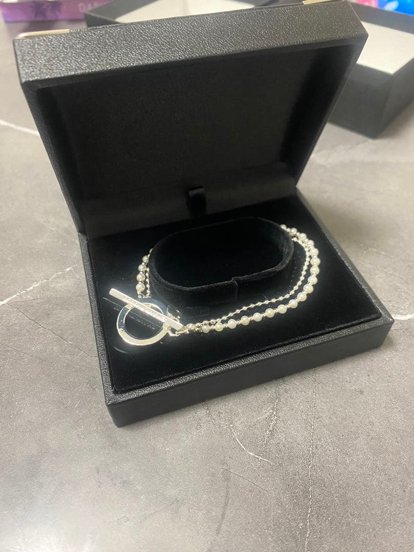 タイムセール！GOD ONLY KNOWS パールチェーンブレスレット シルバー