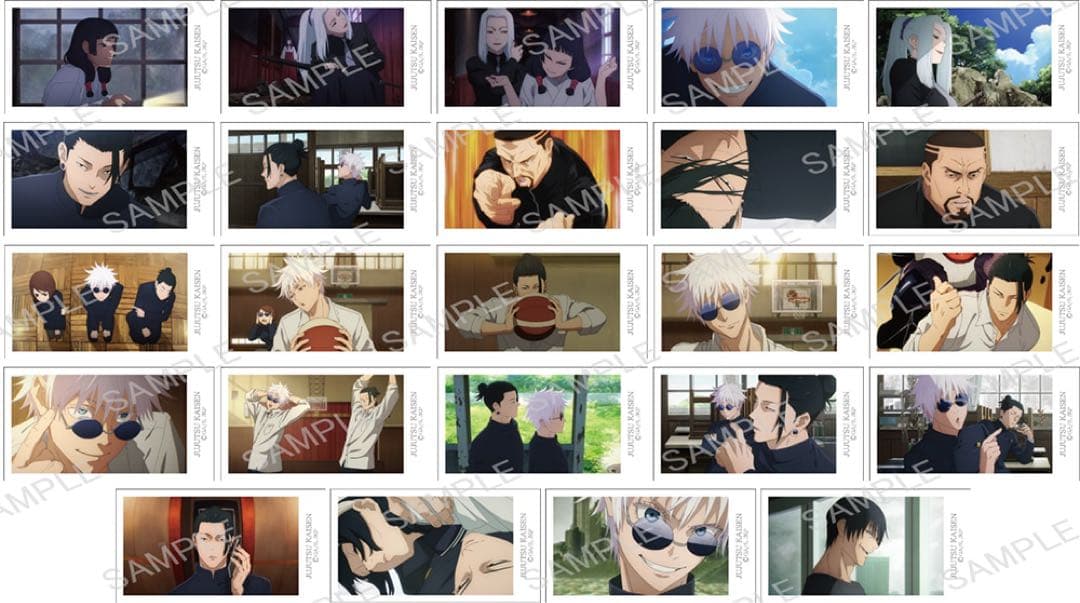 呪術廻戦 TOHO 懐玉・玉折 25話 トレーディングミニカード 五条悟 夏油