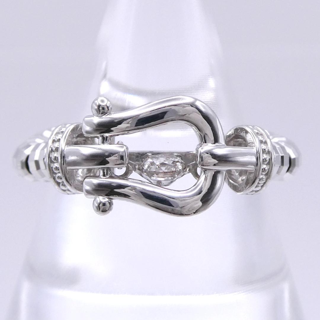 リング Pt900/950 ダイヤモンド0.10ct サイズフリー