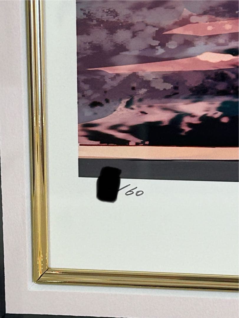 Hiten 版画 アールビバン アールジュネス ミクスドメディア 桜色舟遊