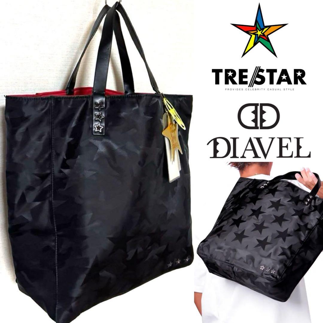 ※タグ付未使用品 DIAVEL×TRESTAR 星型スタッズ トートバッグ