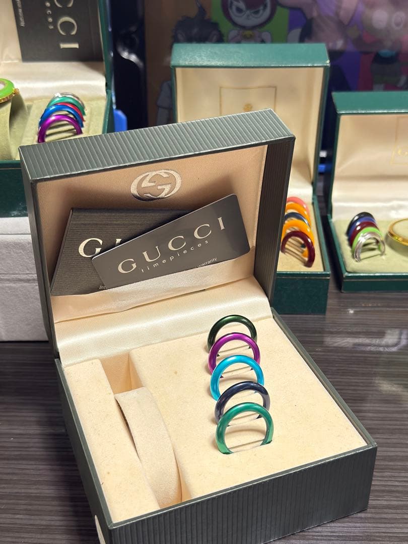 GUCCI マルチカラーリングセット