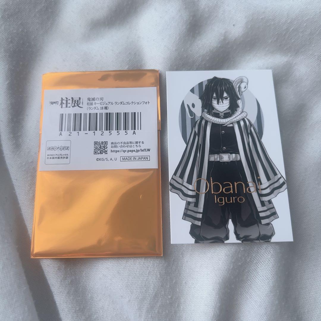 鬼滅の刃 柱展 伊黒小芭内 キービジュアルランダムコレクションフォト