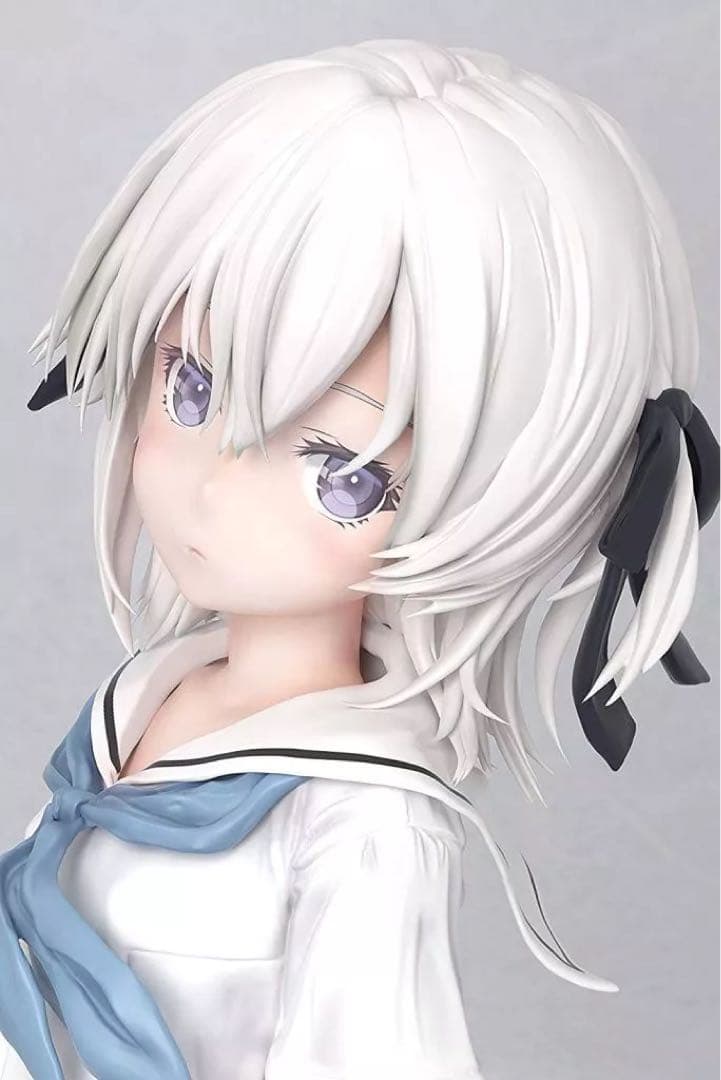 【新品同様】眞白いこね フィギュア 1/5スケール かぷりちお 色素薄いJC Amazon.co.jp: かぷりちお イラスト「眞白いこね」 1/5スケール PVC製