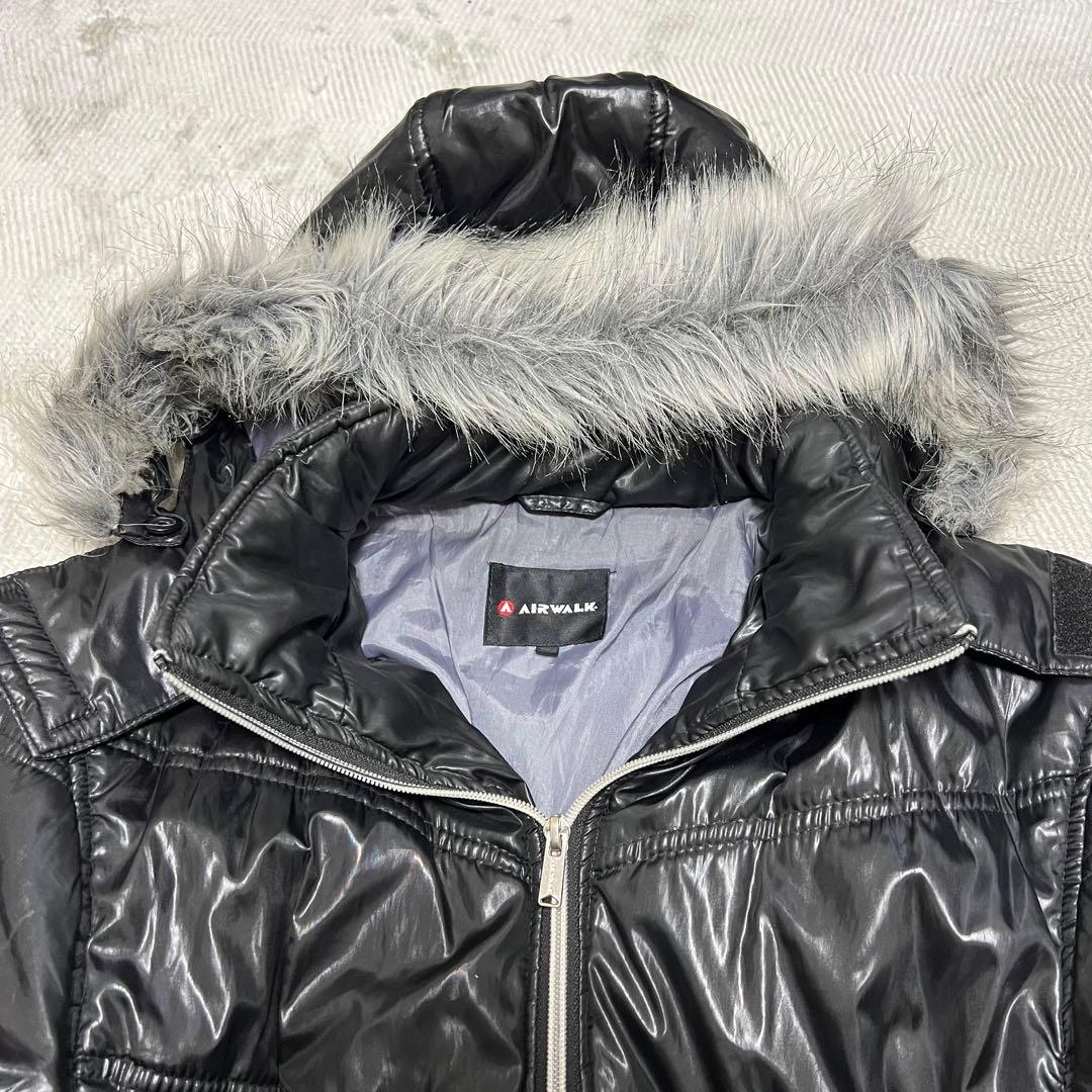 archive Y2K ファー ジャケット 光沢 平成 ギャル お兄系 黒 - メルカリ