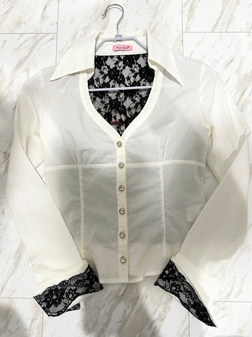 希少！美品！即日発送！MARS sugargloss バックレースシャツ