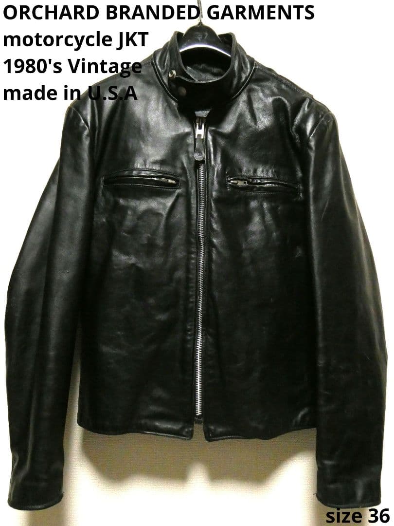 サイズ36！TALONジップ！オーチャードブランデッドガーメンツ立ち襟スタンド