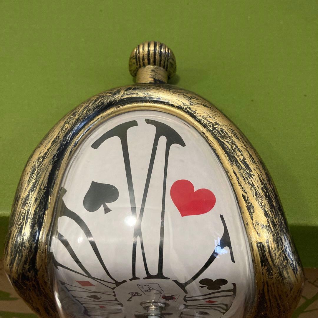 ディズニー 不思議の国のアリス 置き時計 メルティングクロック 2点