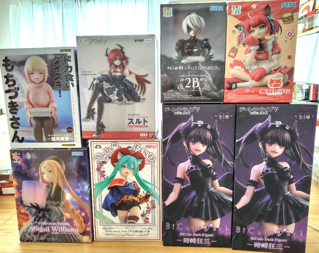 美少女系　フィギュア　8個セット　デート・ア・ライブ　初音ミク　アビゲイル　他