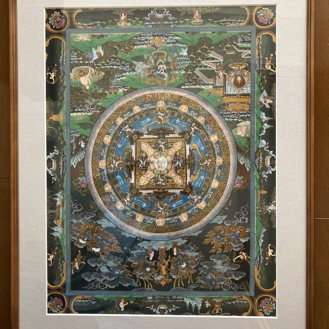タンカ(額縁付きの仏画です)