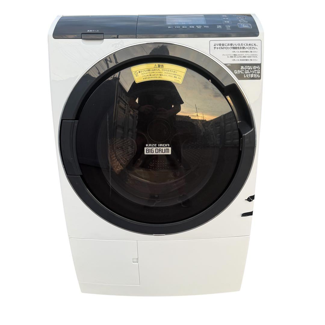 ☆ヒタチ ドラム式洗濯機☆BD-SG100EL 2019年製 日立 乾燥機
