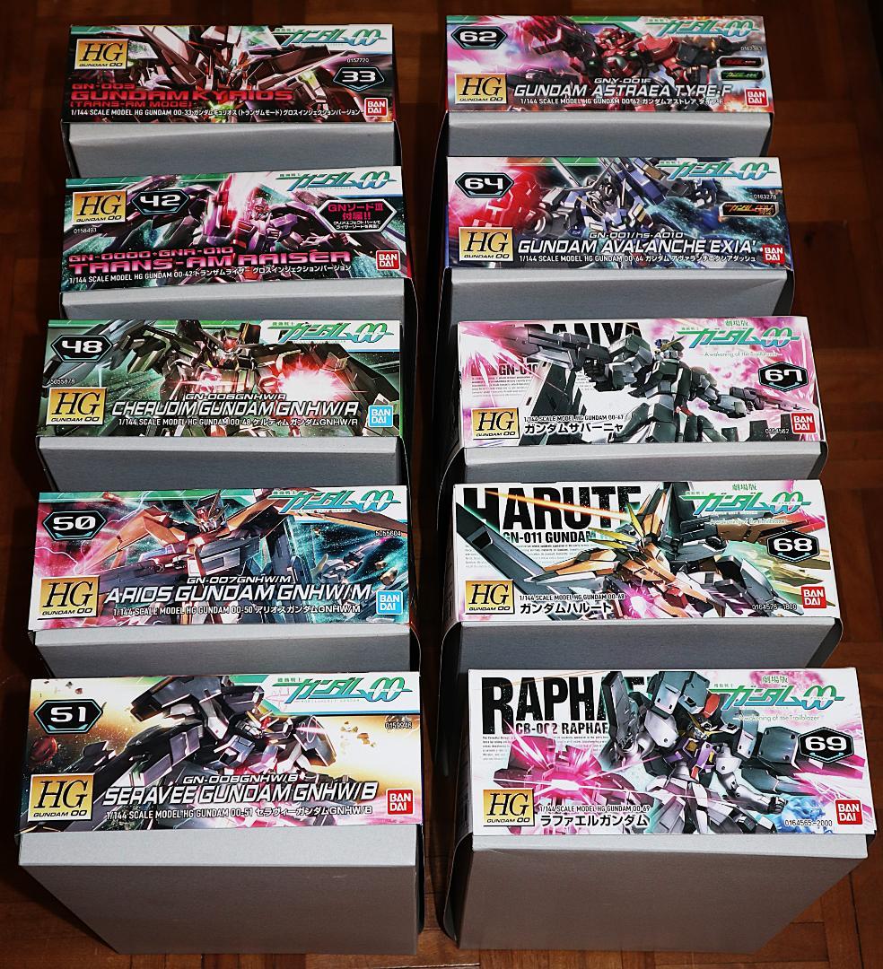 ガンプラ HGガンダムOO（ダブルオー） 10点セット（新品・未組立